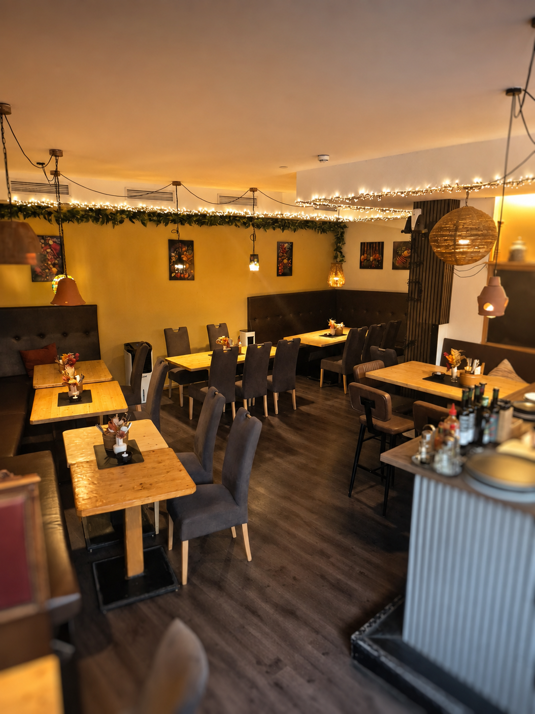 Gastraum der Pizzeria Napoli Kaprun
